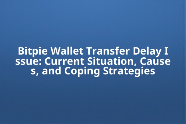 Bitpie Wallet Transfer Delay Issue: Current Situation, Causes, and Coping Strategies