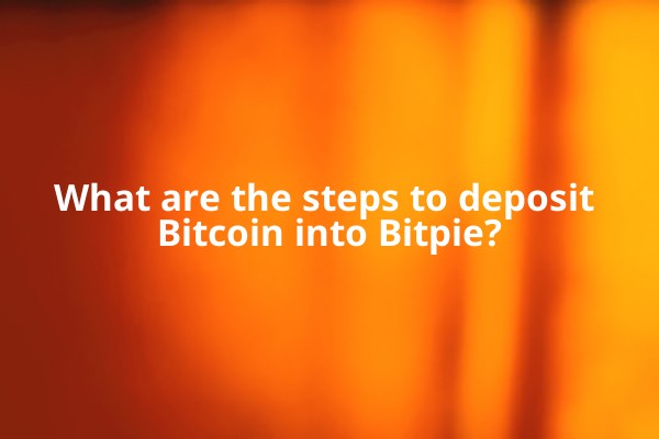What are the steps to deposit Bitcoin into Bitpie?